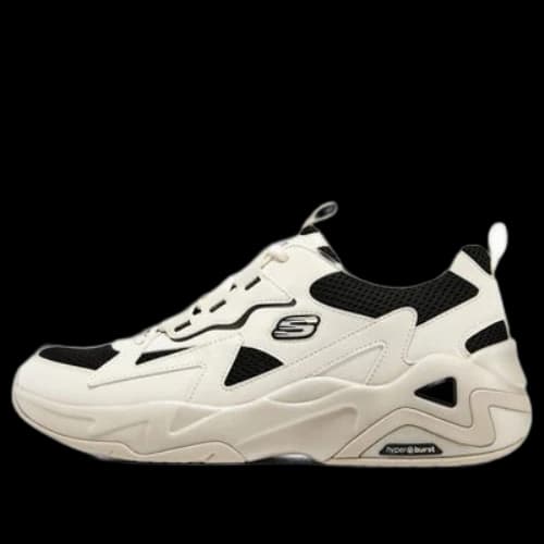 Skechers D'LITES Hyper Burst 'Cream White Black'