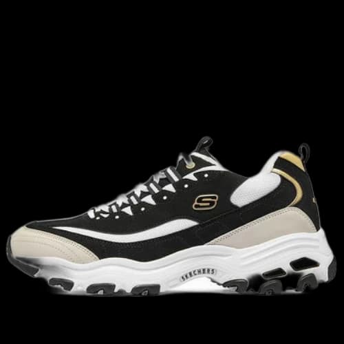 Skechers D'lites Sneakers 'Black Beige White'