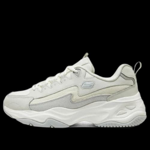 Skechers D'Lites 4.0 Shoes 'White Light Grey'