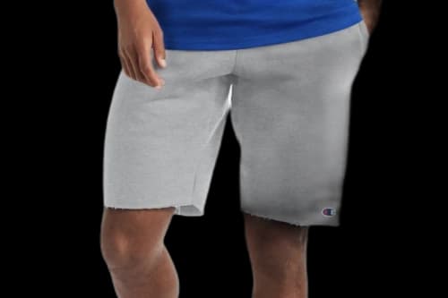 Champion Reverse Weave Cut Off Shorts Grey