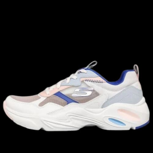 Skechers Stamina Airy Low Top Running Shoes White/Multi (Women's)