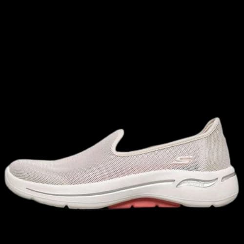 Skechers Go Walk Arch Fit Loafers Pink/White (Women's)