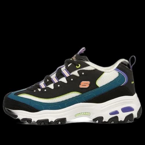 Skechers D'Lites 1.0 'Black Blue Purple' (Women's)
