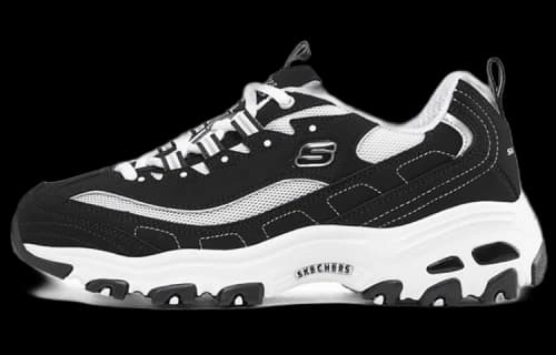 Skechers Dlites 1.0 'Black White' (Women's)