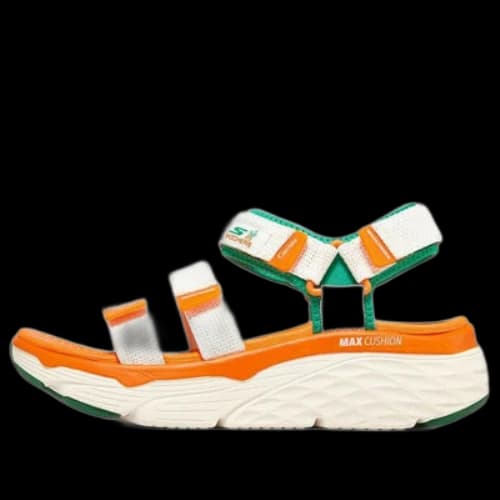 Skechers Max Cushioning 'White Orange Green' (Women's)