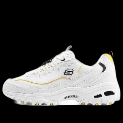 Skechers D'Lites 1.0 'White Yellow' (Women's)