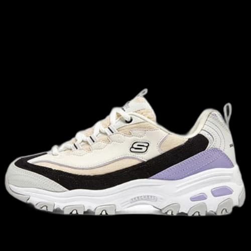 Skechers DLITES 1.0 'Beige Purple' (Women's)
