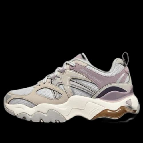 Skechers DLites 3.0 Air Sneakers 'Grey Purple Beige'