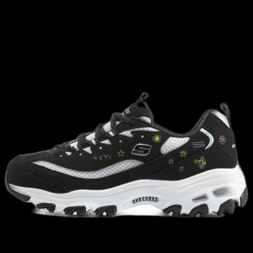 Skechers D'Lites 1.0 'Black White' (Women's)