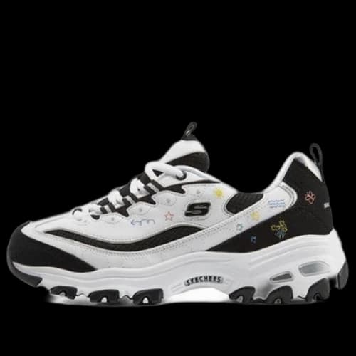 Skechers D'Lites 1.0 'White Black' (Women's)