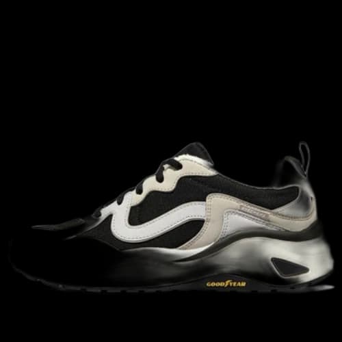 Skechers D'LITES Wave 'White Black' (Women's)
