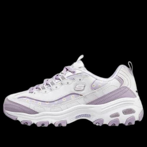Skechers D'Lites 1.0 Shoes 'White Purple' (Women's)