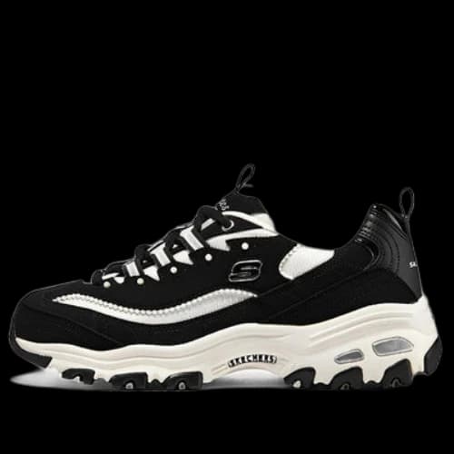 Skechers D'LITES 'White Black' (Women's)