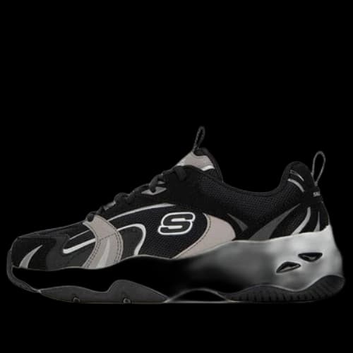 Skechers Sport D'Lites 4.0 Shoes 'Black Grey White' (Women's)