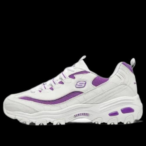 Skechers D'LITES 1.0 'White Purple' (Women's)