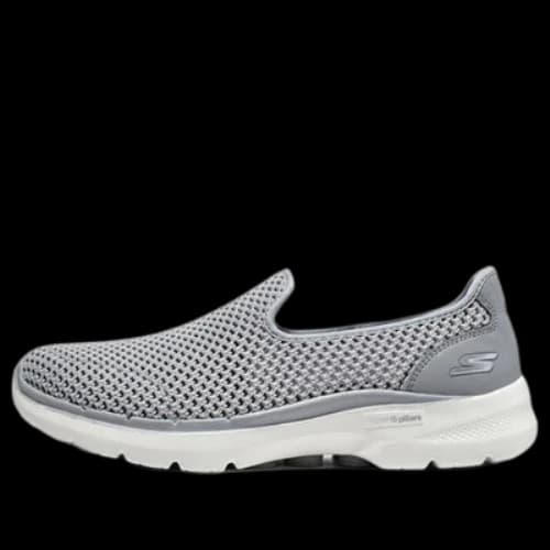 Skechers Go Walk 6 Shoes 'Grey White' (Women's)