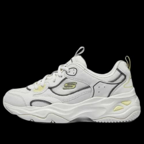 Skechers D'Lites 4.0 Shoes 'Grey White' (Women's)