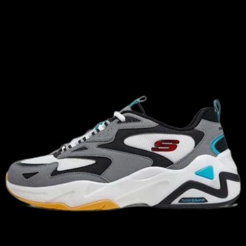 Skechers D'Lites Hyper Burst Sneakers 'Grey White Multi' (Women's)