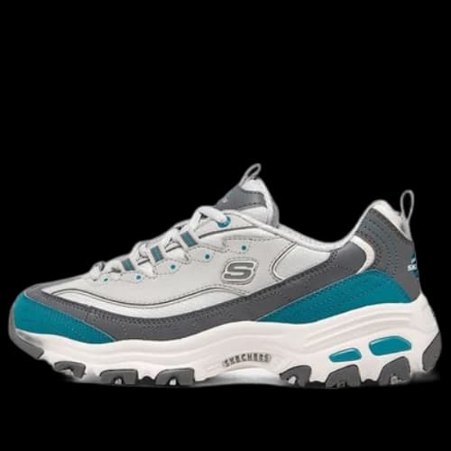 Skechers D'lites 1.0 'White Teal Grey' (Women's)