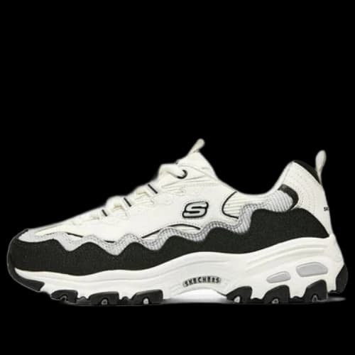 Skechers D'Lites - Biggest Fan Shoes 'White Black' (Women's)