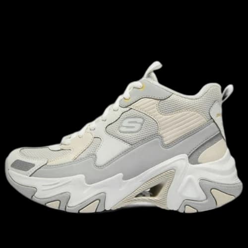 Skechers HighTop Versatile Comfort ShockAbsorbent Shoes 'Beige Grey' (Women's)