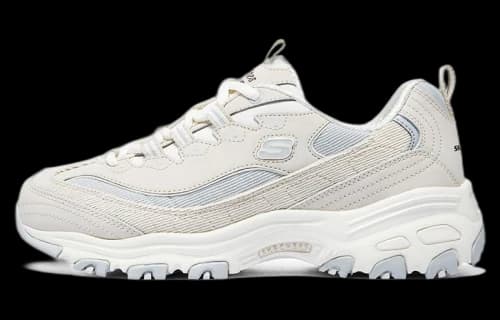 Skechers D'Lites 1.0 Shoes 'Beige Light Blue' (Women's)