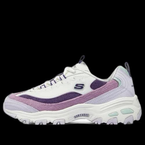 Skechers D'Lites 1.0 Shoes 'White Purple Lilac' (Women's)