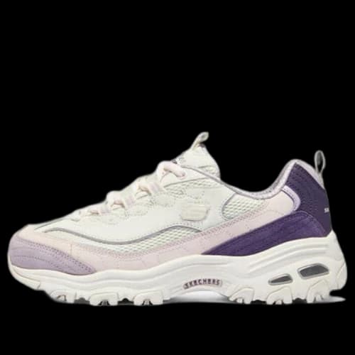 Skechers D'Lites 1.0 Shoes 'White Purple Pink' (Women's)
