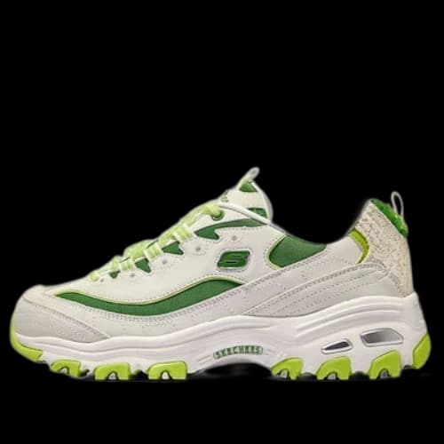 Skechers D'Lites 1.0 Chunky Sneakers 'Beige Green' (Women's)