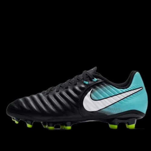 Nike Tiempo Ligera VI FG 'Black White Light Aqua'
