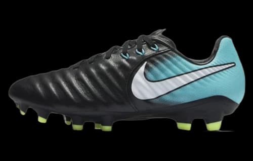 Nike Tiempo Legacy III FG 'Black White Light Aqua'