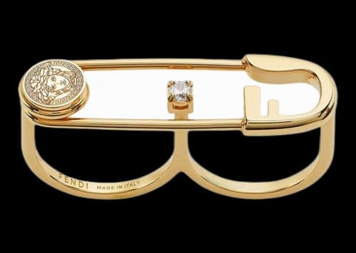 Fendi Fendace Versace by Fendi Ring Gold