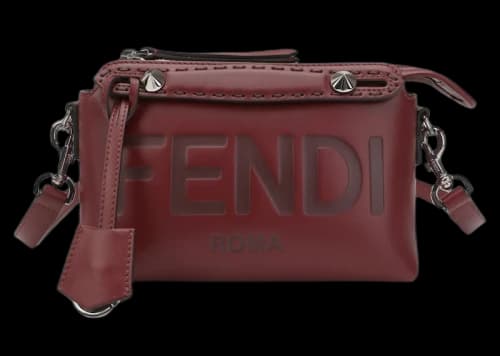 Fendi Leather Tote Bag Red