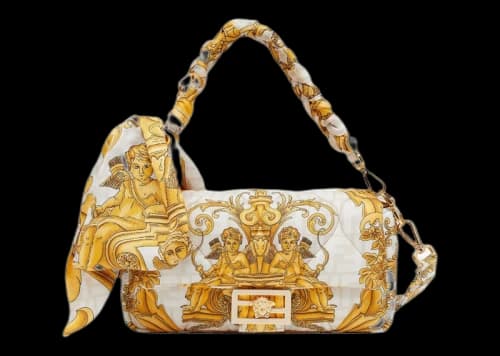 Fendi Fendace Baguette White