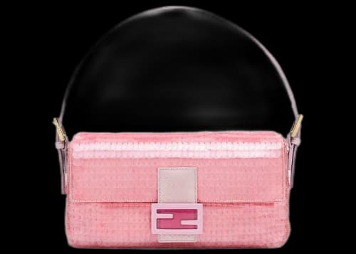 Fendi Baguette 1997 Shoulder Bag Pink