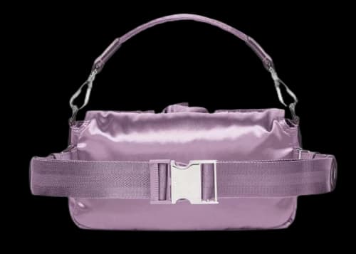 Fendi Nylon Baguette Purple