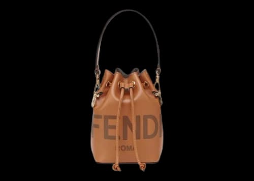 Fendi Mon Tresor Brown Leather Mini-Bag Brown