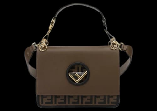 Fendi Kan I F Shoulder Bag Brown