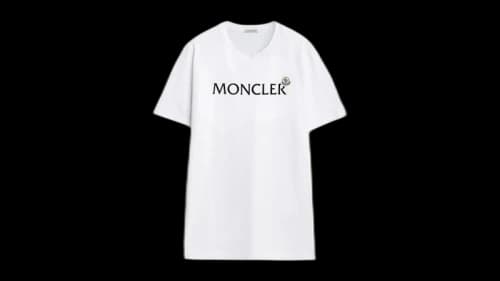 Moncler Flocked Logo T-shirt White