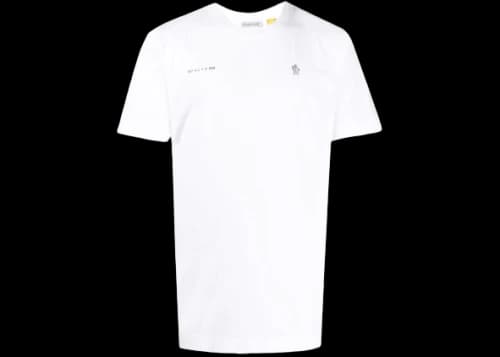 Moncler Logo Print Oversized T-shirt White