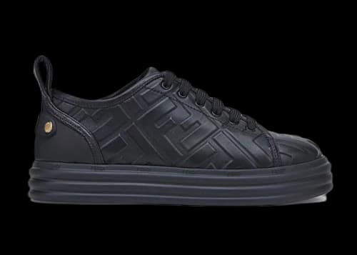 Fendi Leather Flatform Black (Women's)