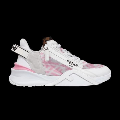 Fendi Flow FF Motif Low 'White Pink Monogram' (Women's)