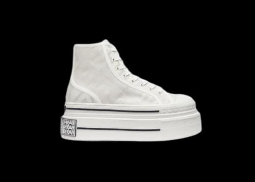 Fendi by Marc Jacobs Domino High-Tops White Canvas