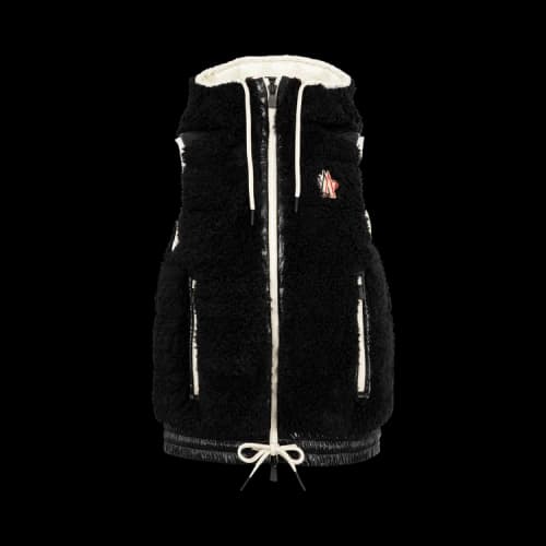 Moncler Grenoble Teddy Fleece Vest 'Black'