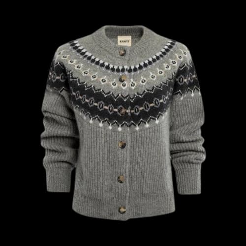 Khaite Michaela Cardigan 'Sterling/Multicolor'