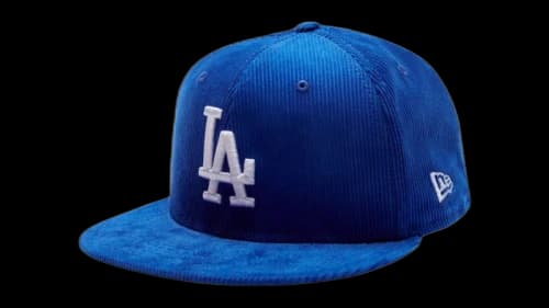Undefeated x Los Angeles Dodgers x New Era Corduroy 59Fifty Fitted Cap Blue