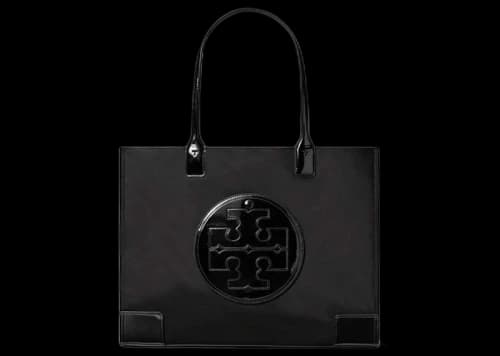Tory Burch Ella Patent Tote Black