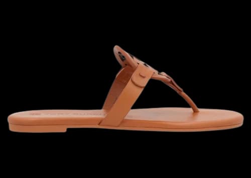 Tory Burch Miller Soft Sandals Bourbon Miele Tan Brown (Women's)