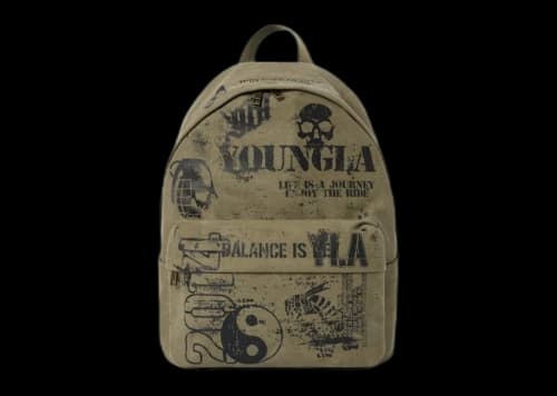 YoungLA Military Backpack Military Olive