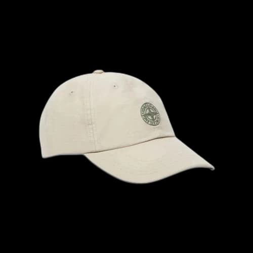 Stone Island 6 Panel Ripstop Cap 'Sand'
